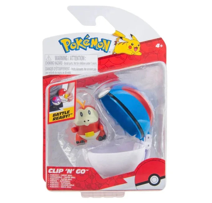 Pokémon Clip N Go Fuecoco & Greatball