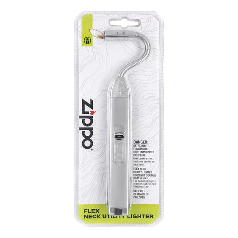 Zippo Flex Neck Utility Lighter Satin Silver
