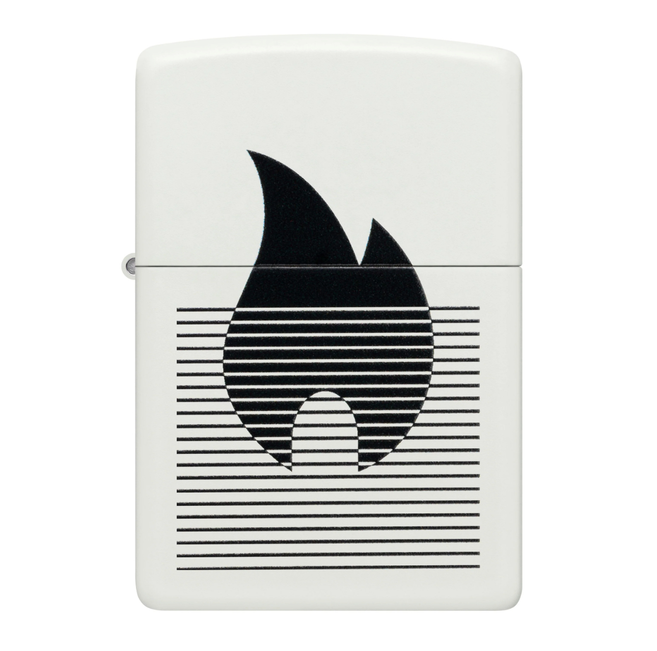 Zippo Regular Lined Flame Design Refillable Windproof Lighter