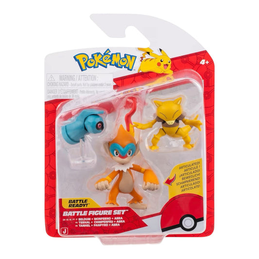 Pokémon Battle Figures Beldum + Monferno + Abra