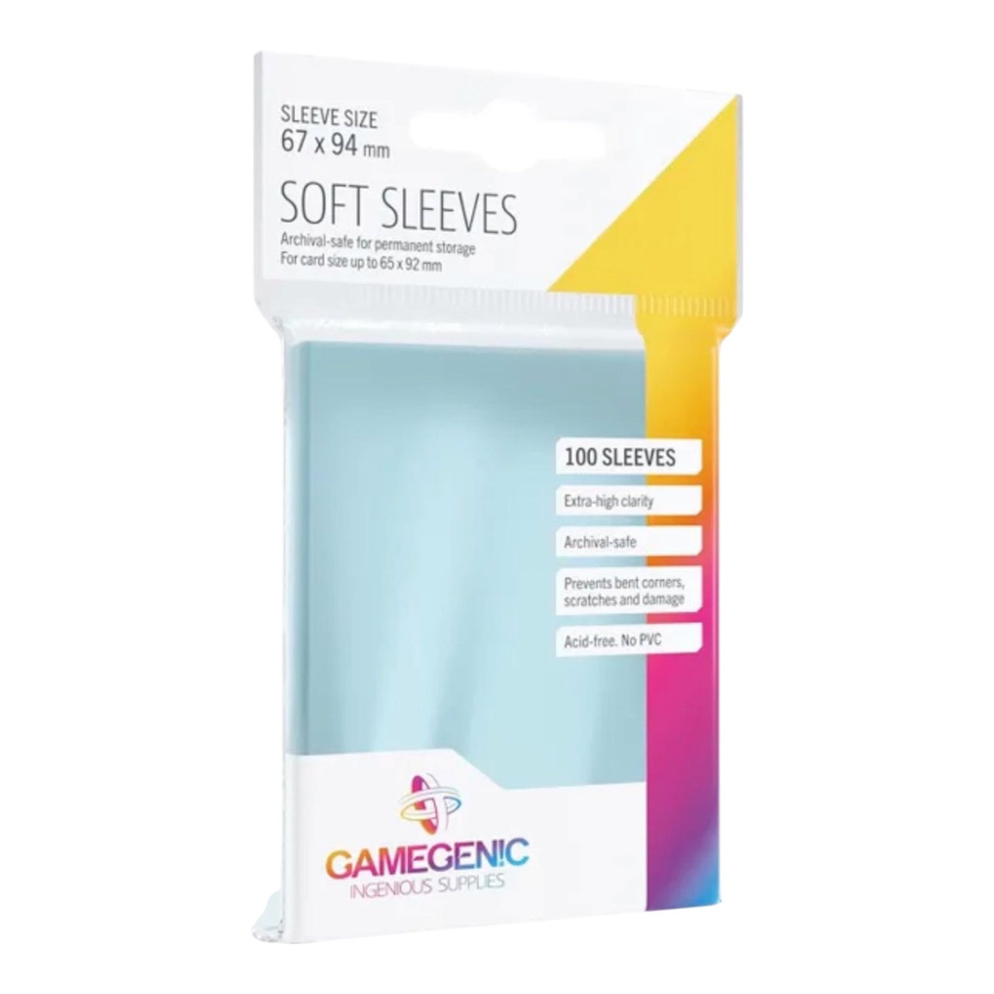 Gamegenic Soft Sleeves 100 Pack