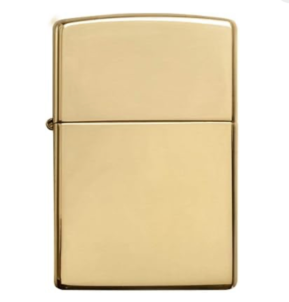 Zippo Regular High Polished Brass Armour Heavy Wall Refillable Windproof Lighter