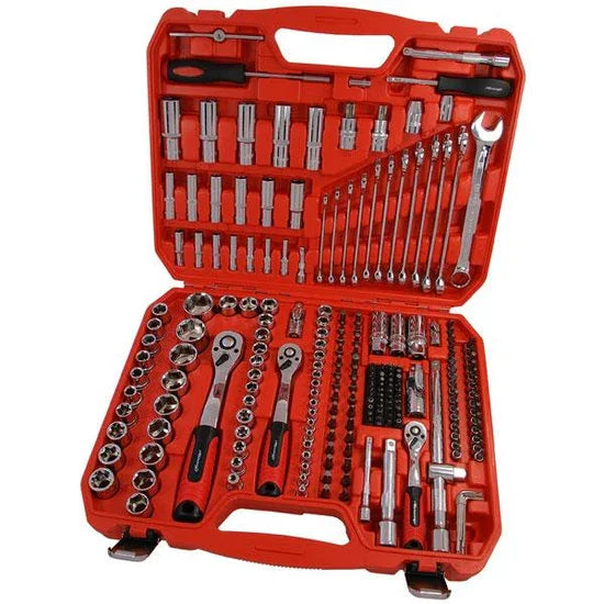 Neilsen 219 Piece Socket Set 1/4" 3/8" 1/2" Drive Ratchet Spanner Kit CT3748