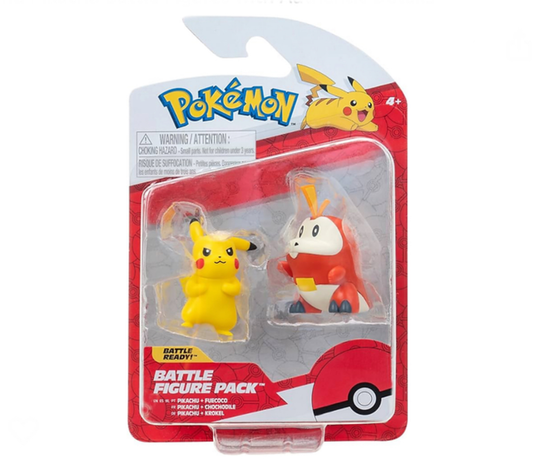 Pokémon Battle Figures Pikachu & Fuecoco