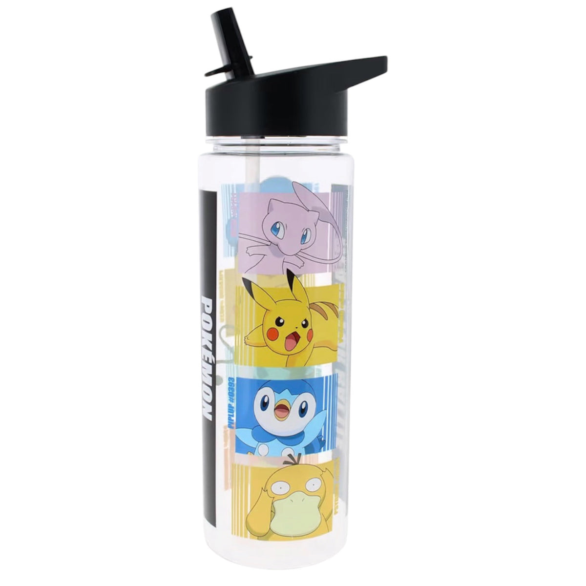 Pokémon 750ml Water Bottle With Flip Straw Lid