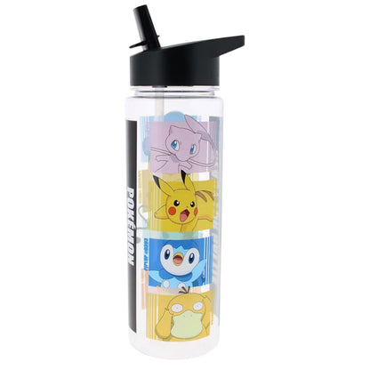 Pokémon 750ml Water Bottle With Flip Straw Lid