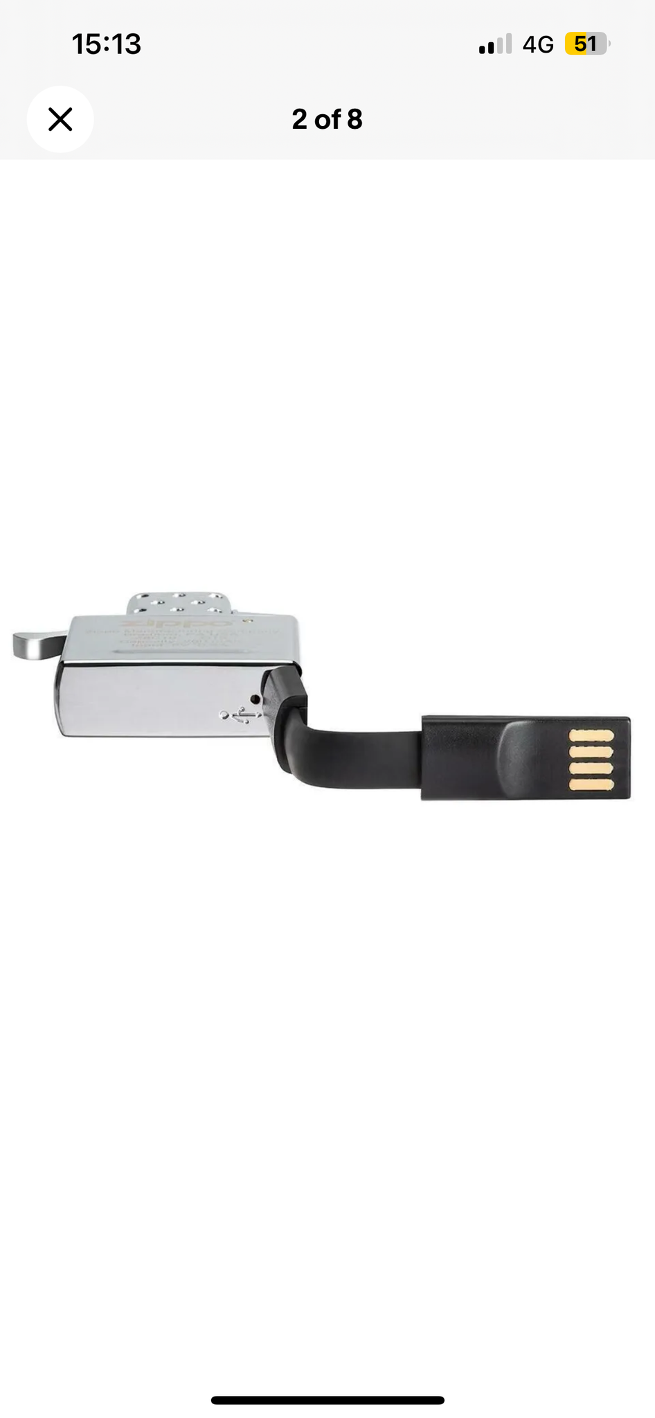 Zippo ARC Lighter Insert Rechargeable For Regular Zippo Lighters