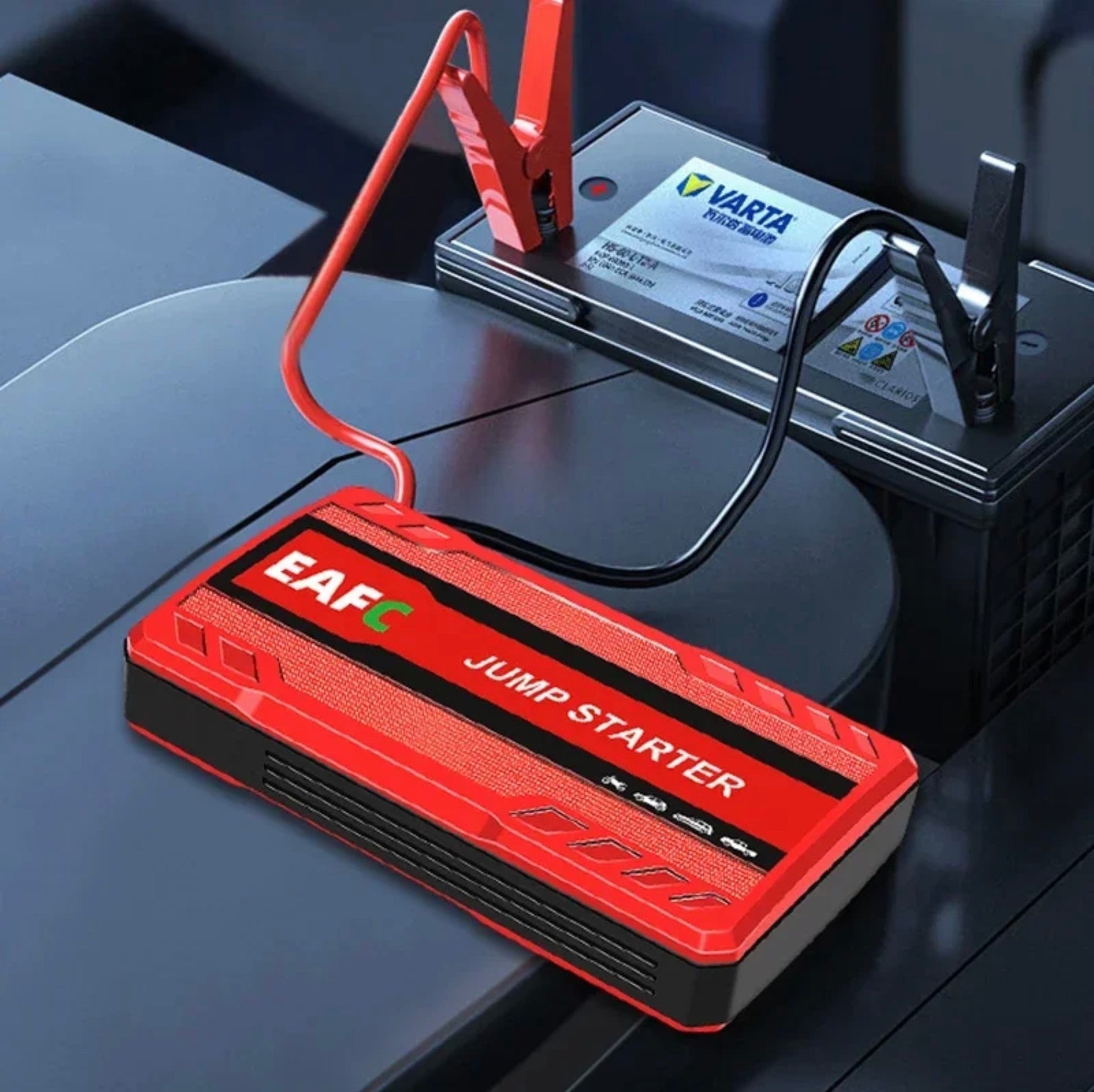 EAFC Portable Car Battery Jump Starter Emergency Car Battery Booster