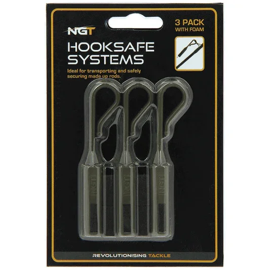 NGT Hook Safe Systems 3 Pack With Foam