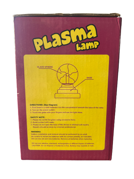 Touch Sensitive Plasma Ball Lamp