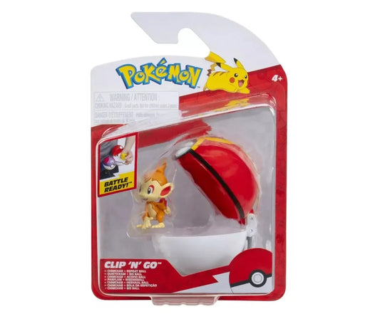 Pokémon Clip N Go Chimchar & Repeat Ball