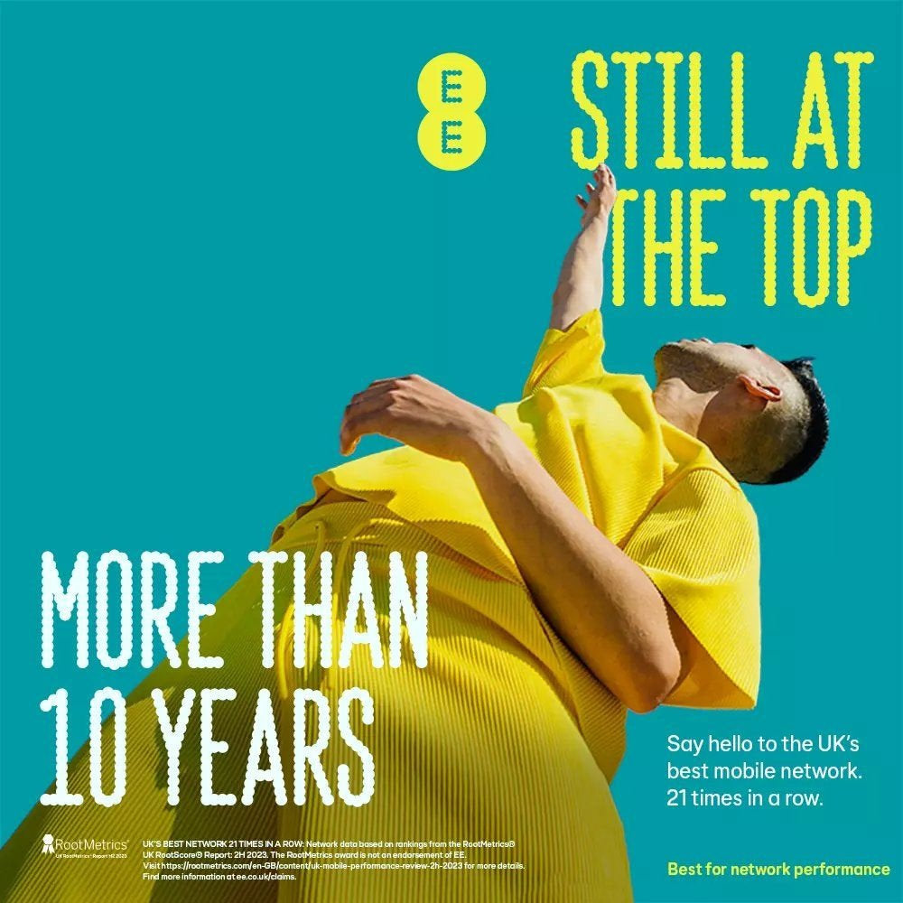 EE PAYG SIM card preloaded with 120GB of Data to use for 12 months
