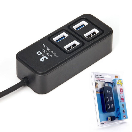 P1901 USB Hub x4 3.0 USB Ports Supports 1TB 5GBps 1.2m Cable
