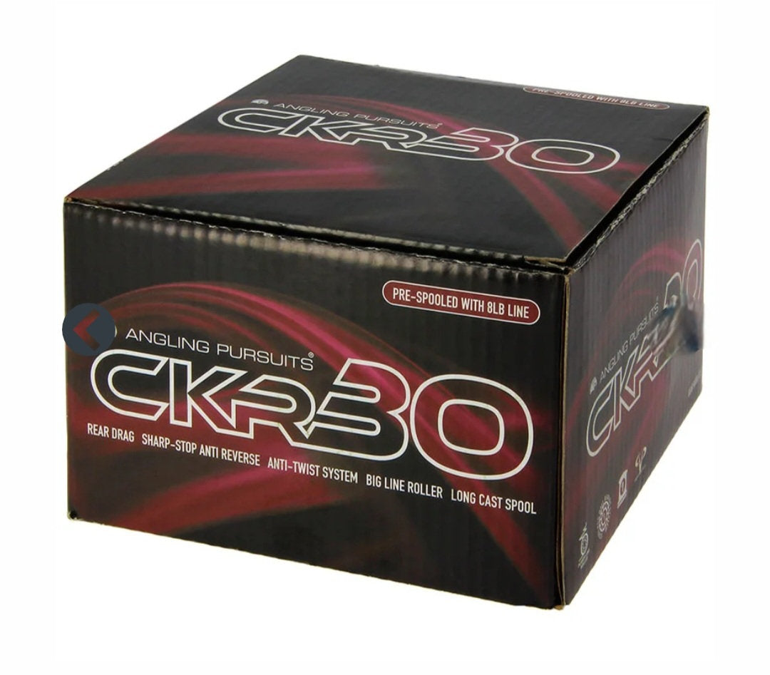 Angling Pursuits CKR30 Reel Pre Spooled with 8lb Line