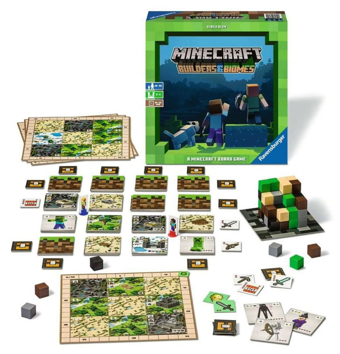 Minecraft Builders & Biomes Board Game