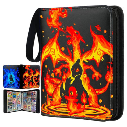 Pokémon Charmander Evolutions A4 Size 9 Pocket Ring Binder For TCG Storage