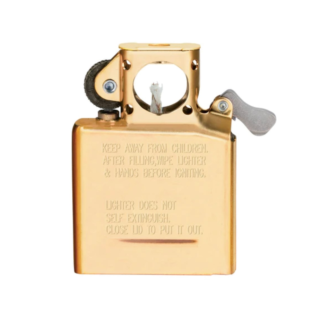 Zippo Pipe Insert Gold Flashed Refillable Insert For Regular Zippo Lighters