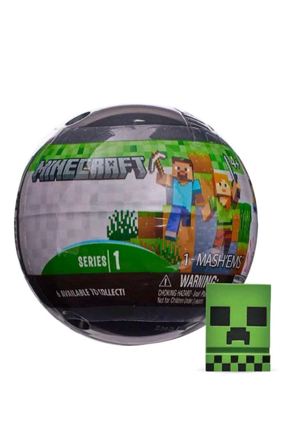 Minecraft Mash‚Äôems Mystery Capsule Squishy Toy Collectible Figures 6 to Collect