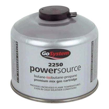 GoSystem 220g Butane Propane Gas Cartridge Camping Stove Fuel