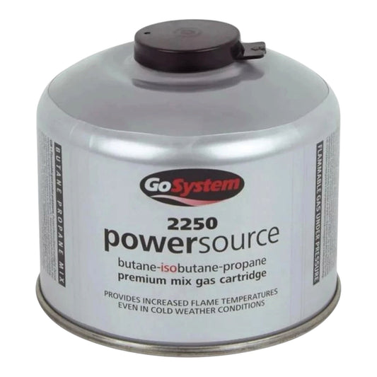 GoSystem 220g Butane Propane Gas Cartridge Camping Stove Fuel