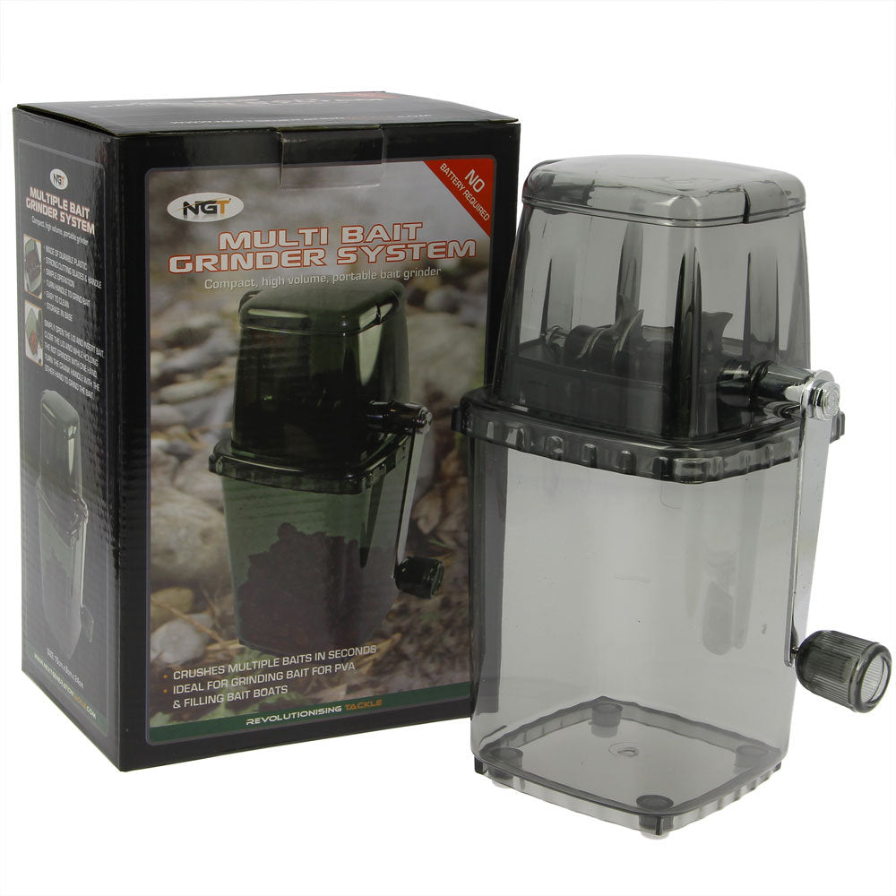 NGT Bait Grinder System With Handle Manual Operation