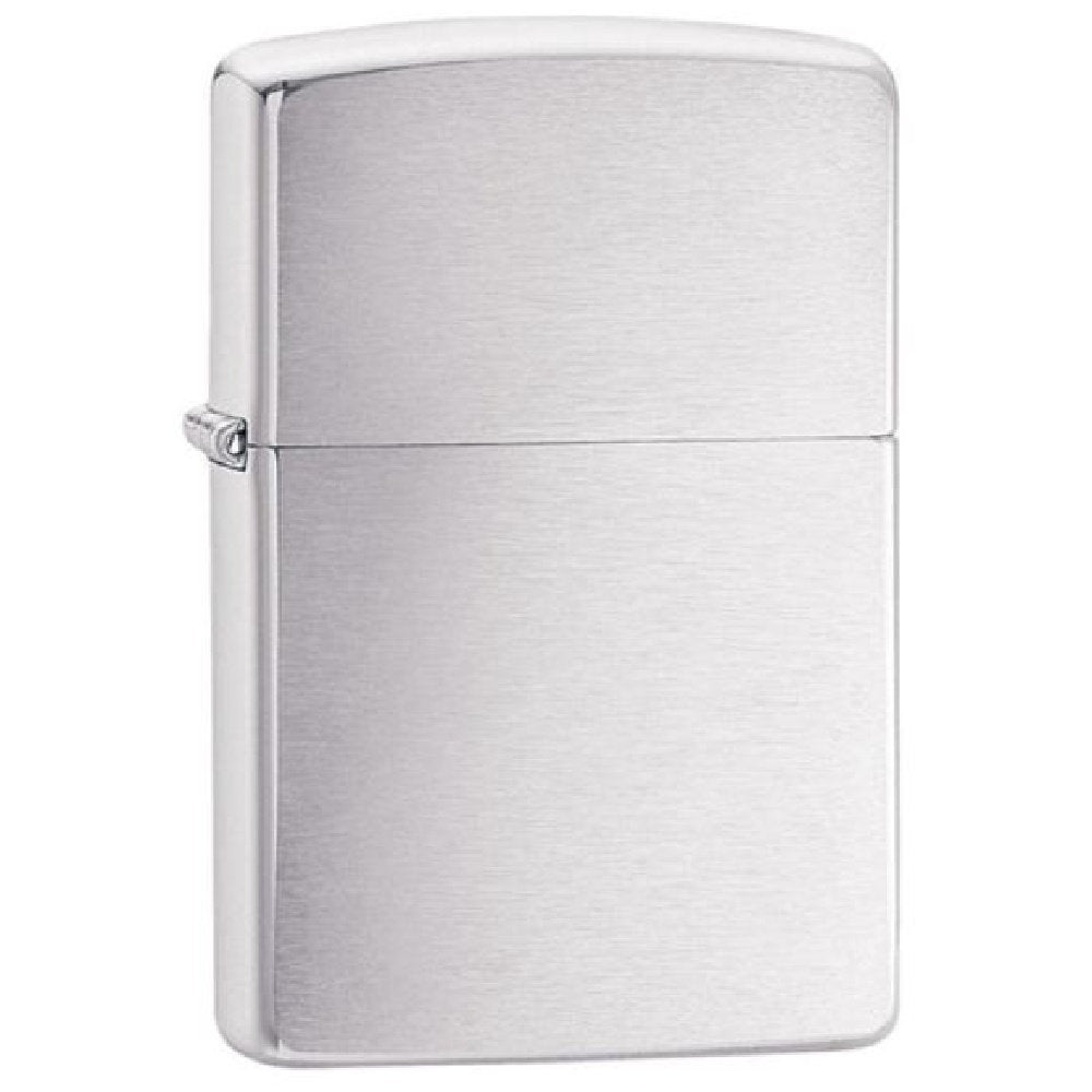 Zippo Regular Brushed Chrome Refillable Windproof Lighter