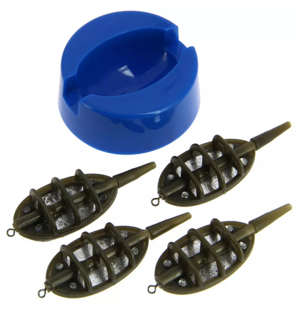 NGT Method Feeder Set - 4 Inline Feeders & Mould