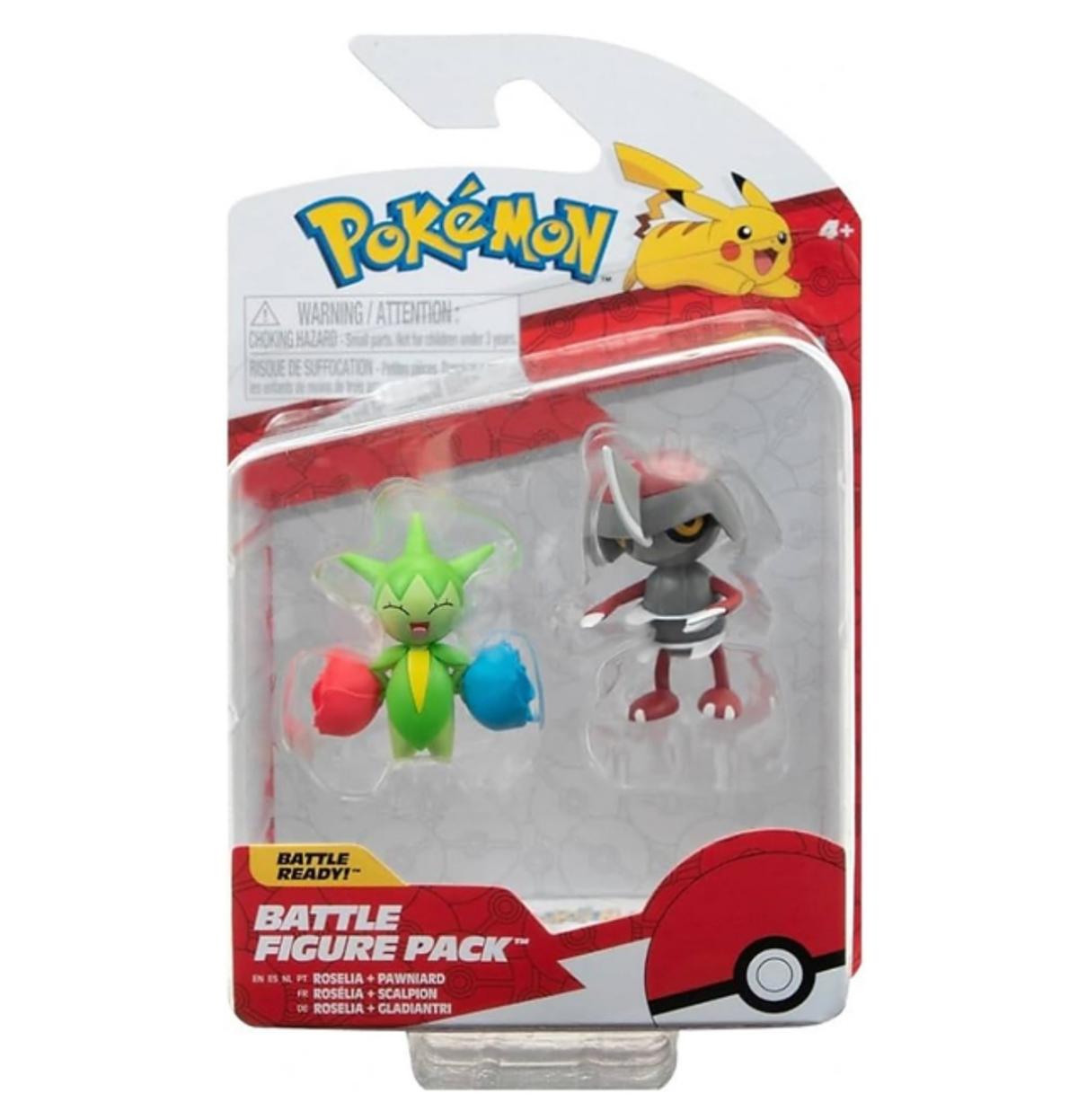 Pokémon Battle Figures Roselia & Pawniard