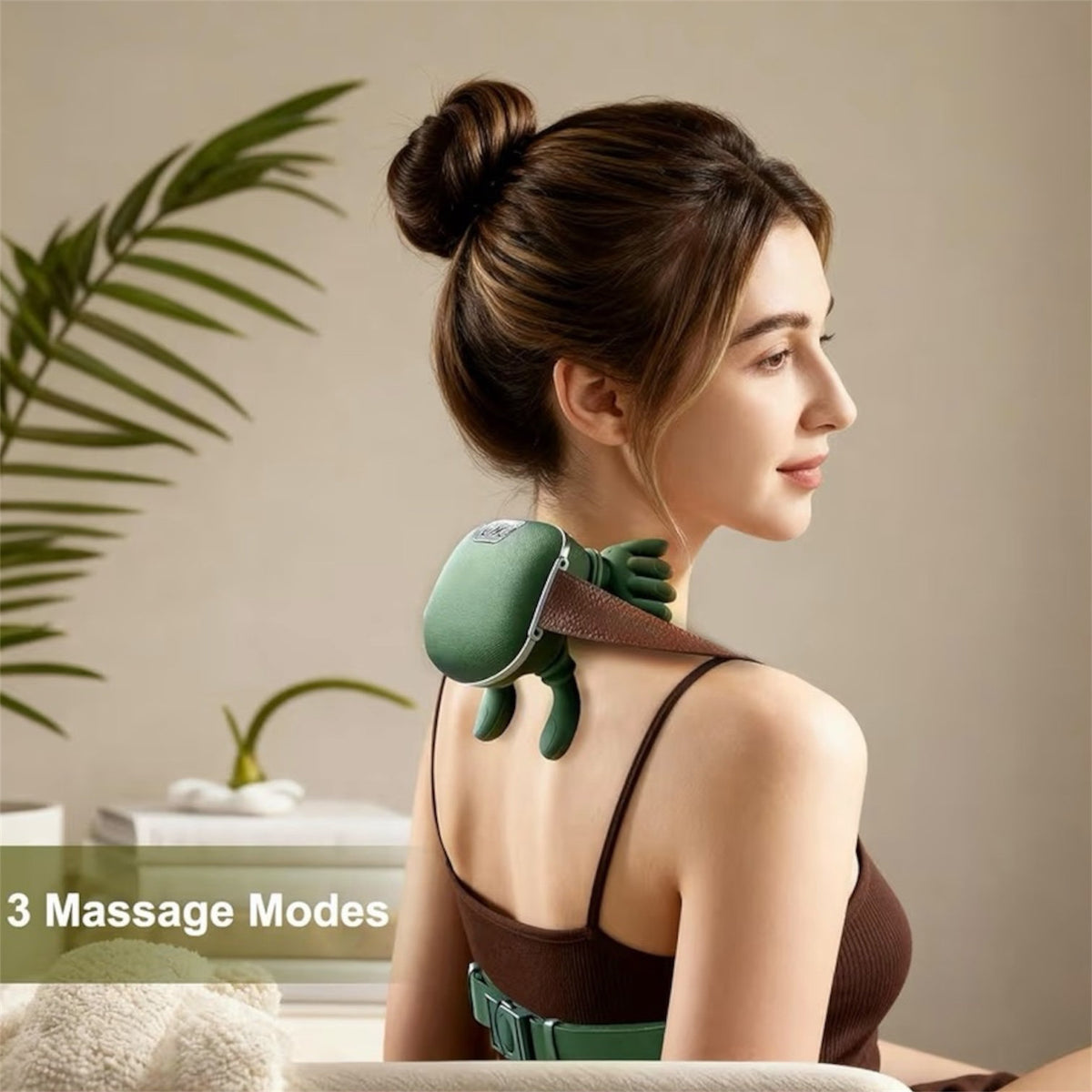 Shiatsu Portable Neck and Back Massager Electric Deep Tissue 4D Pain Relief