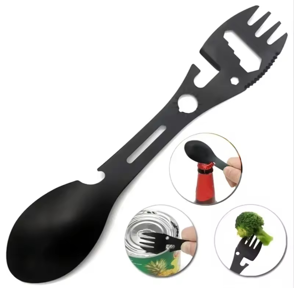10 In 1 Utensil Set Including Fork Spoon Knife Bottle Opener & More