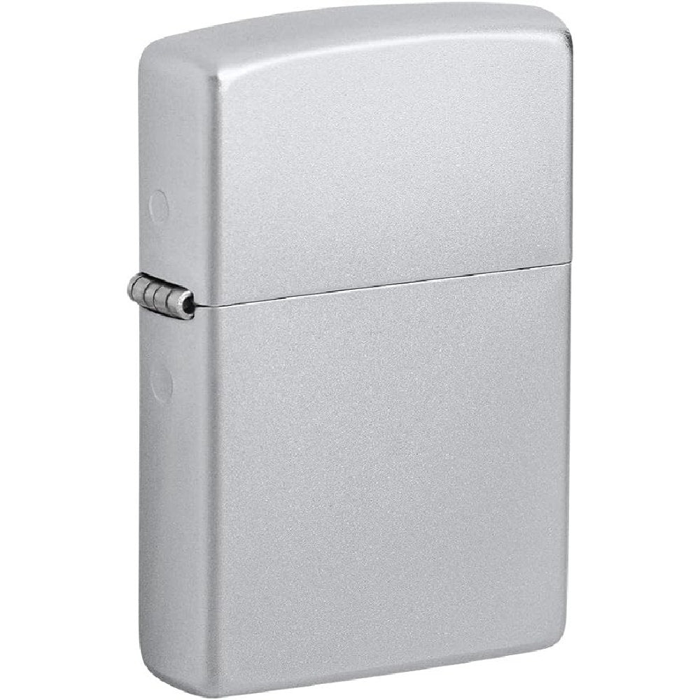 Zippo Regular Satin Chrome Refillable Windproof Lighter