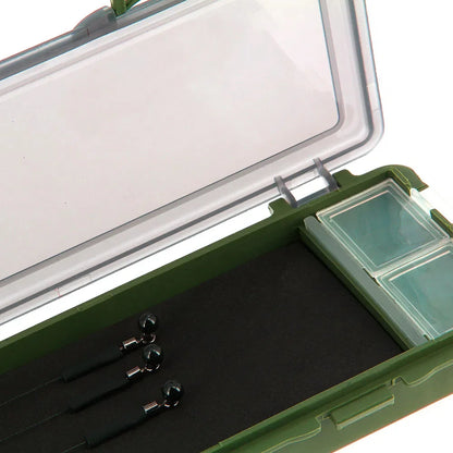 NGT Stiff Rig Wallet 900 34.5cm Fishing Rig Storage Box Hair Rig Case with Pins