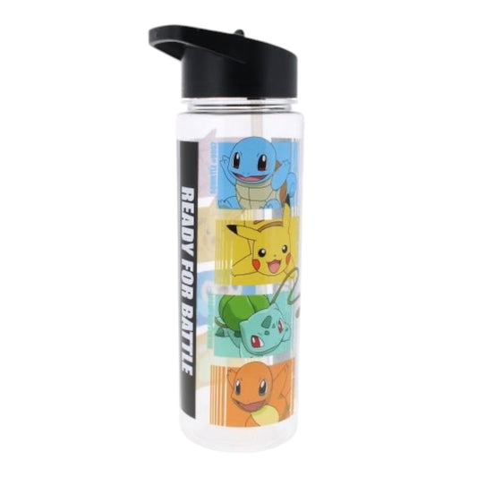 Pokémon 750ml Water Bottle With Flip Straw Lid