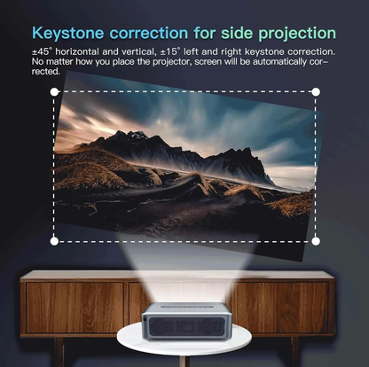 8K UHD Projector Smart 5G WiFi Bluetooth 4K Android Beamer Home Theater Movie UK