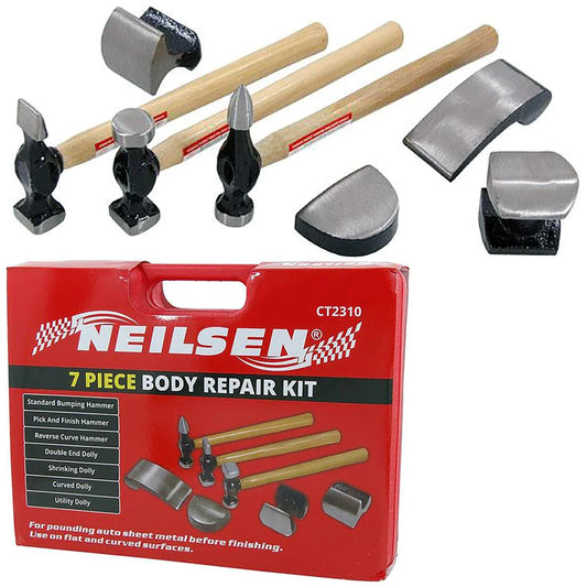 Neilsen 7 Piece Body Repair Panel Beating Kit CT2310
