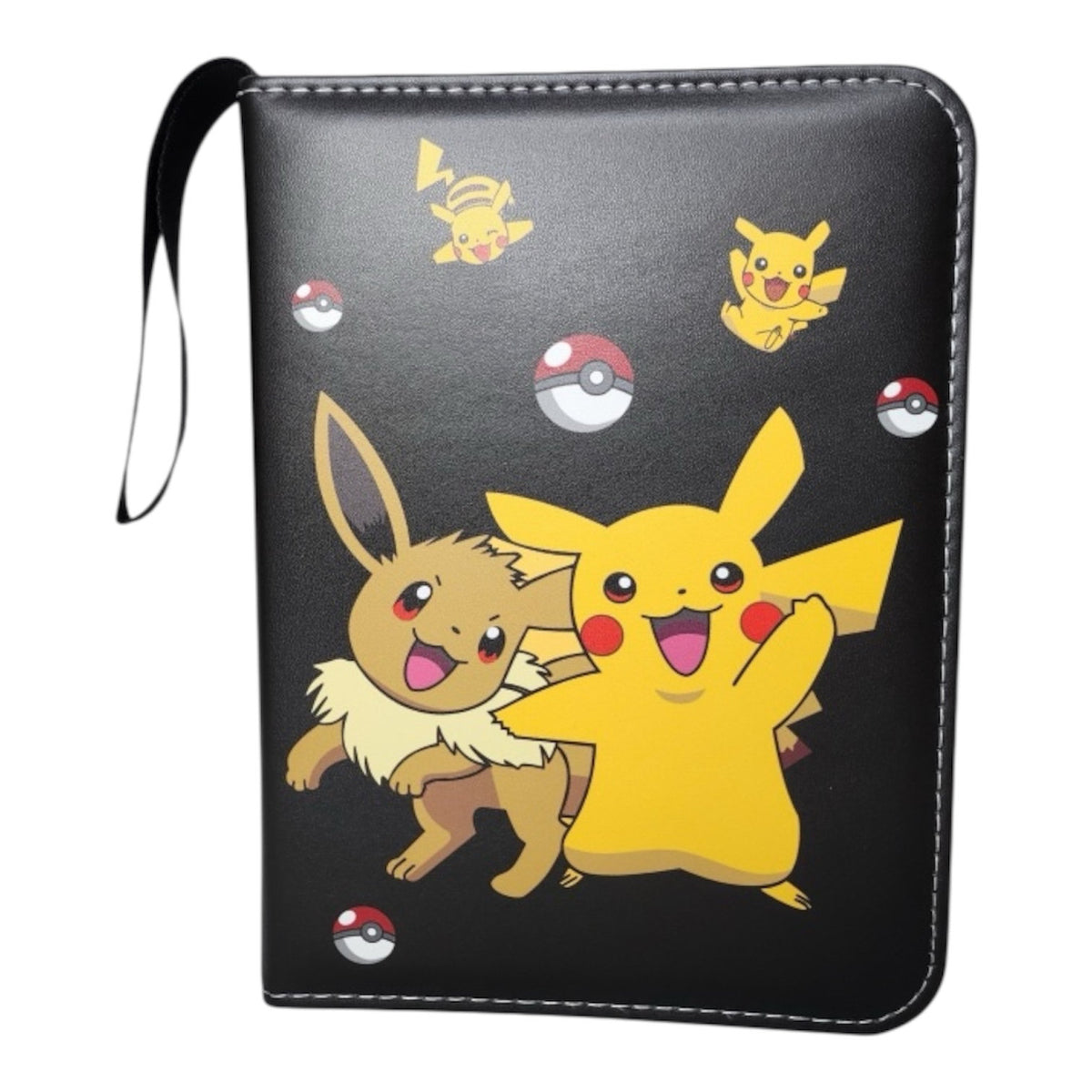 Pokémon Pikachu & Eevee 4 Pocket Ring Binder For TCG Storage