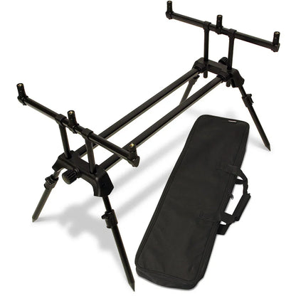 NGT Dual Line PLUS Pod 3 Rod 'Twin Bar' Pod with extra Sky legs and Case