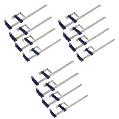 Neilsen x12 Pack 300mm x 50mm F-Clamp Heavy Duty Bar Clamp CT1519