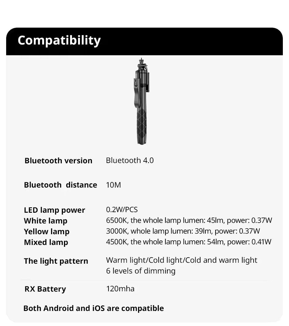 L16 Premium Selfie Stick Tripod