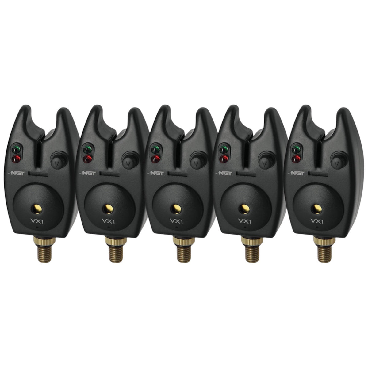 NGT Bite VX-1 Alarm With Volume Control Green One Size x5