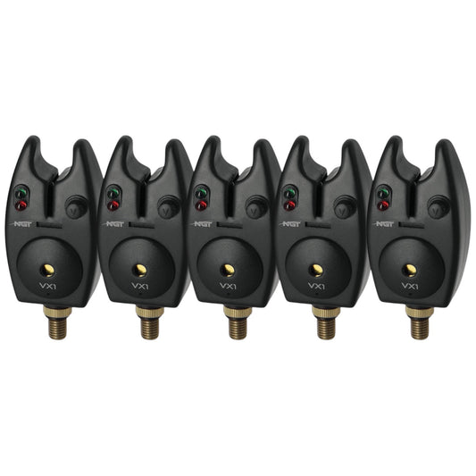 NGT Bite VX-1 Alarm With Volume Control Green One Size x5