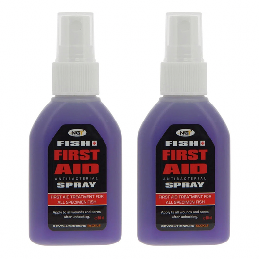 NGT Fish Aid Antibacterial 50ml Fishing Carp Care Spray Pack of 2