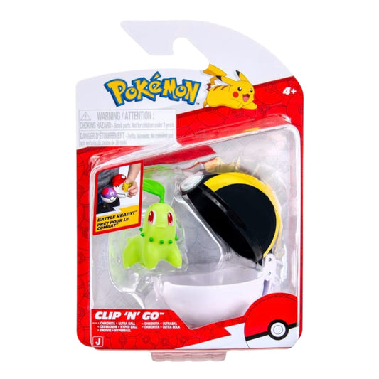 Pokémon Clip N Go Chikorita & Ultraball