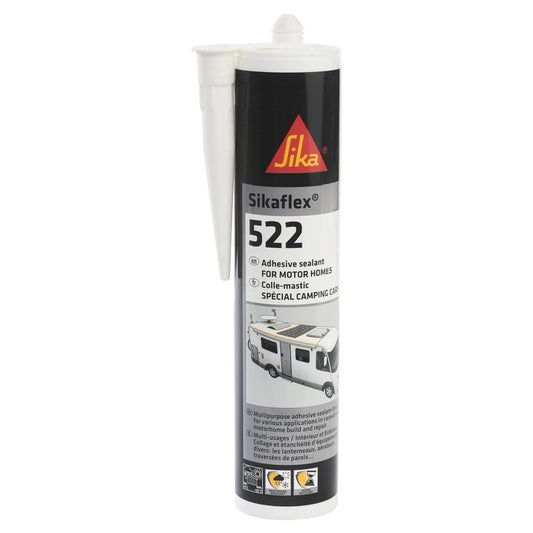 Sikaflex 522 White Caravan Adhesive Sealant for Campervans Motorhomes Boats