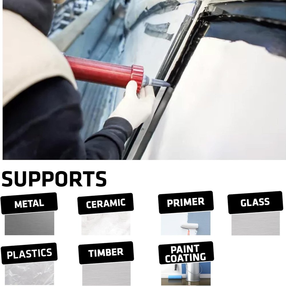 Sikaflex 522 White Caravan Adhesive Sealant for Campervans Motorhomes Boats