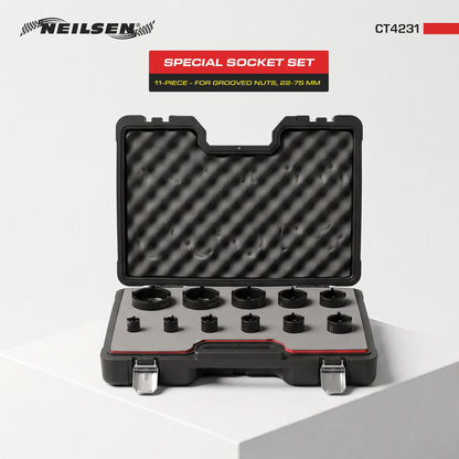 Neilsen Ball Point Pin Socket Set 11 Piece 1/2" Drive CT4231