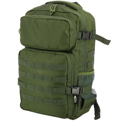 NGT 30L Military Style Fishing Rucksack Stealth Green Carp Tackle Backpack