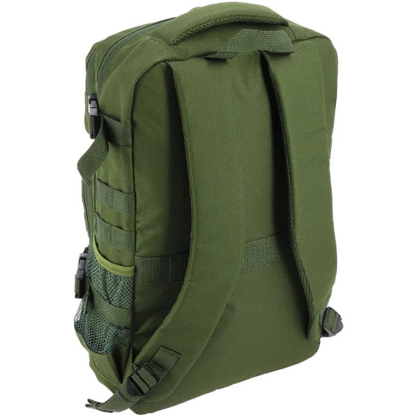 NGT 30L Military Style Fishing Rucksack Stealth Green Carp Tackle Backpack