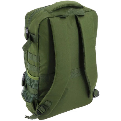 NGT 30L Military Style Fishing Rucksack Stealth Green Carp Tackle Backpack