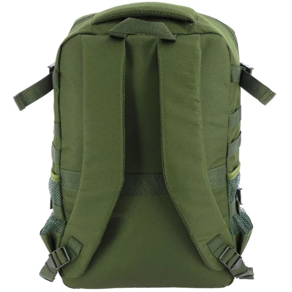 NGT 30L Military Style Fishing Rucksack Stealth Green Carp Tackle Backpack